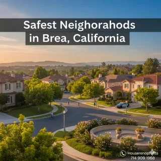 Safest neighborhoods to live in brea California
