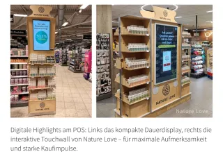 Nature Love wächst im Handel über Markendurchschnitt.