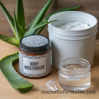 DIY Body Moisturizer: Hydrate and Nourish Your Skin with Our Customizable Aloe Vera Gel and Cream Base