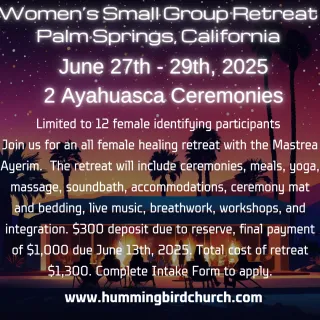Women's Small Group Retreat - June 27th - 29th, 2025 - Palm Springs, California