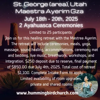 July 18th - 20th, 2025 - St George (area), Utah - Copy
