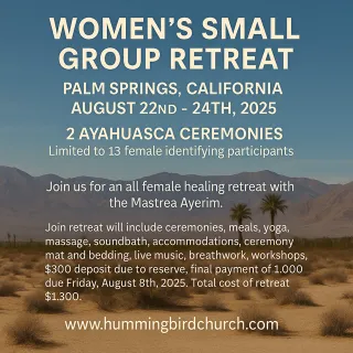 Women's Small Group - August 22nd - 24th, 2025 - Palm Springs, CA
