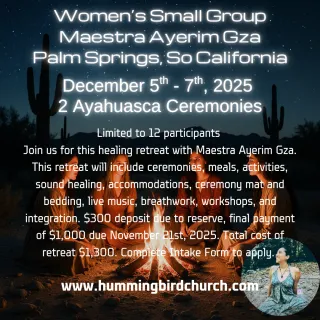 Women's Small Group - December 5th - 7th, 2025 - Palm Springs, CA 