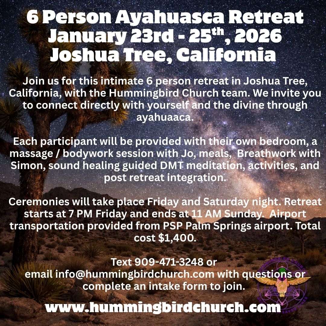 6 Participants Only - Joshua Tree, California - January 23rd - 25th, 2026