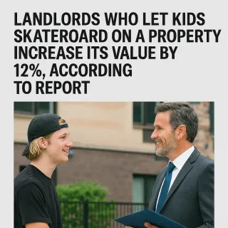 Report: 📈 Landlords Who Welcome Skateboarders See 12% Increase in Property Value, Says New Report