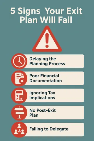 5 signs your Exit Plan Will Fail