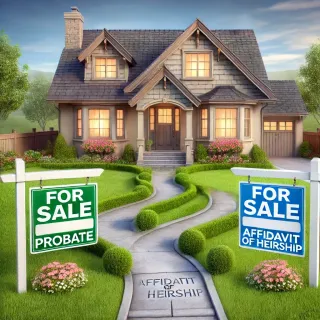 Selling an Inherited Home: Probate Process vs. Affidavit of Heirship