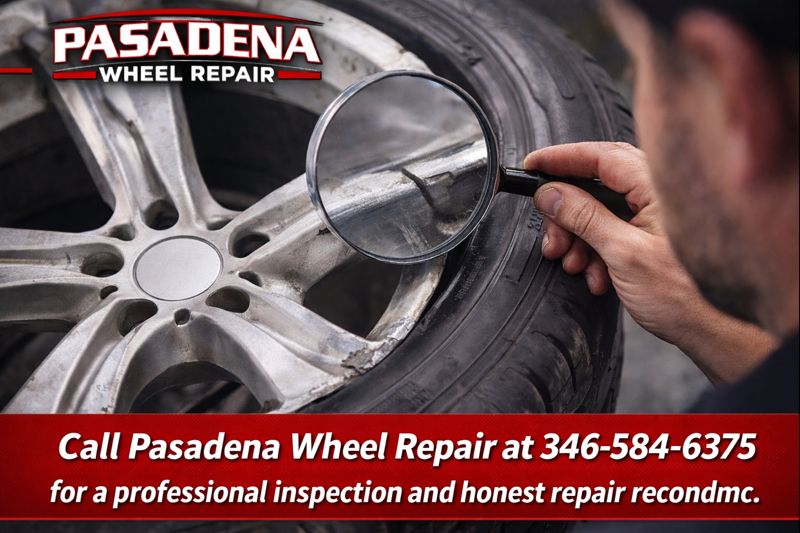Can a Professional Repair a Wheel After Curb Damage in Pasadena?