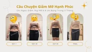 Từ Áp Lực Đến Tự Do: Hành Trình Giảm Cân Đến 10kg Trong 3 Tháng Của Chị Ngọc - Giảm Mỡ Hạnh Phúc