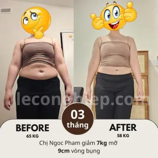 Hành Trình Giảm Cân Đến 10kg Trong 3 Tháng Của Chị Ngọc - Giảm Mỡ Hạnh Phúc