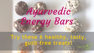 6 Simple Ayurvedic Energy Bars to Fuel Your Family