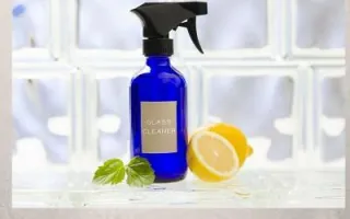 Natural Window Cleaner with Essential Oils