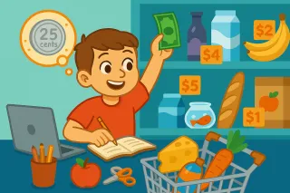 Math in the Real World: Grocery Store Games and Money Math