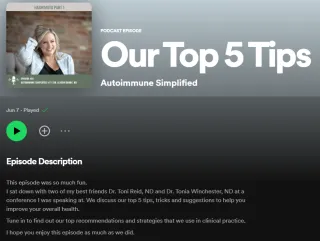 Our Top 5 Tips Autoimmune Simplified