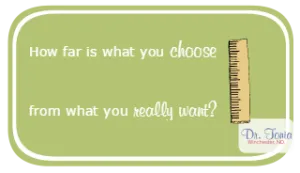 How Far Is What You Choose From What You Really Want?