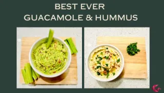 Best Ever Guacamole & Hummus