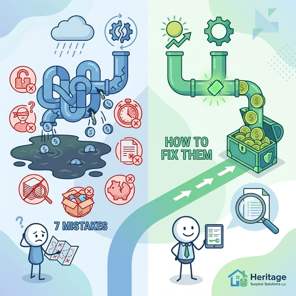 7 Mistakes You're Making with Surplus Fund Recovery (and How to Fix Them)