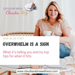 What overwhelm is trying to tell you