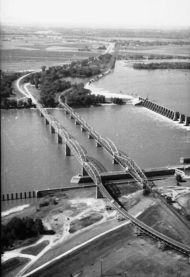 Alton Lake area cleanup in 1967