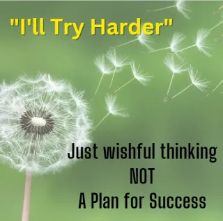 Trying Harder Is Not a Plan
