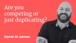 When competition is just duplication. And not helping anyone.