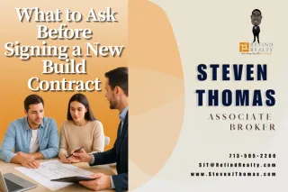 What to Ask Before Signing a New Build Contract in Dallas