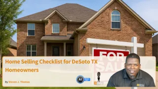 Home Selling Checklist for DeSoto TX Homeowners