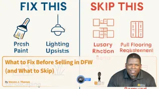 What to Fix Before Selling in DFW (and What to Skip)