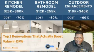Top 3 Renovations That Actually Boost Value in DFW

