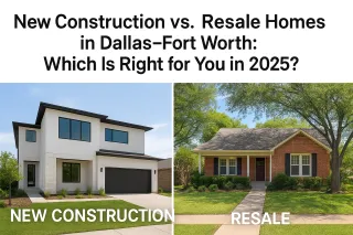 New Construction vs. Resale Homes in Dallas–Fort Worth: Which Is Right for You in 2025?