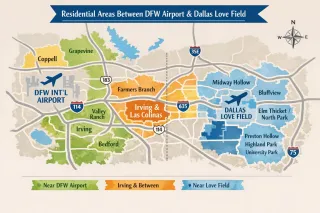 Living Near DFW Airport vs. Love Field: Pros and Cons | Refind Realty DFW