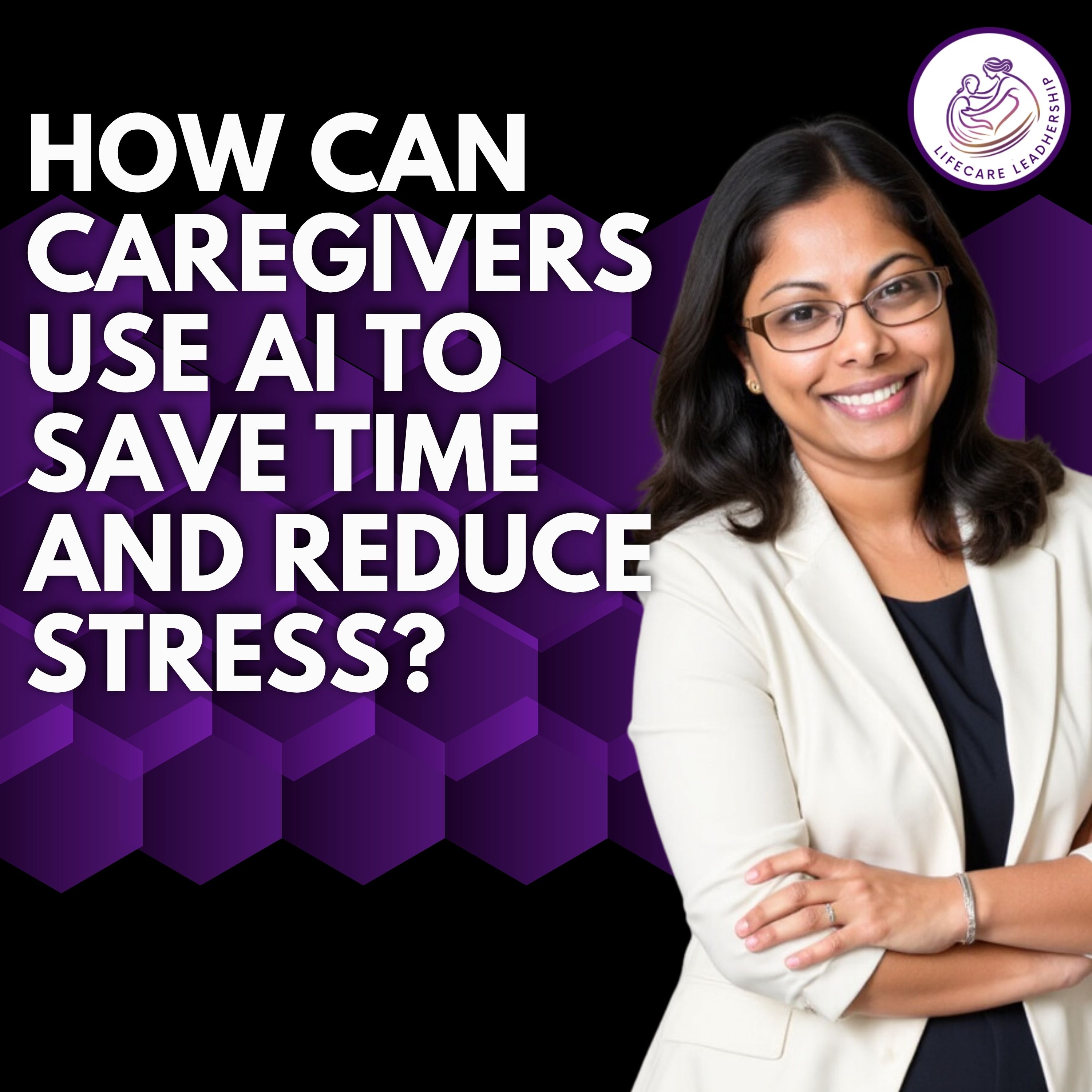 How can caregivers use AI to save time and reduce stress?