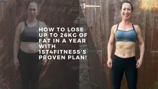 Weight Loss In 4 Weeks: How to Lose Up to 26kg of Fat in a Year with 1st4Fitness's Proven Plan!