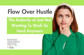 Flow Over Hustle; The Audacity of Just Not Wanting To Work So Hard Anymore