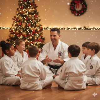 ✨ How Martial Arts Helps Kids Stay Positive, Active, and Focused During the Holiday Season