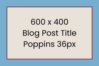 New Blog Post