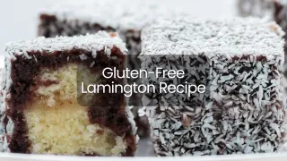 Gluten-Free Lamingtons