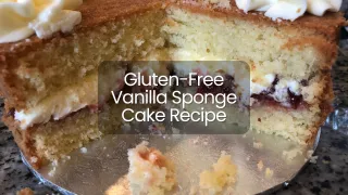 Gluten-Free Vanilla Sponge Cake Recipe