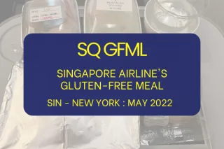 Singapore Airline's Gluten-Free Meal