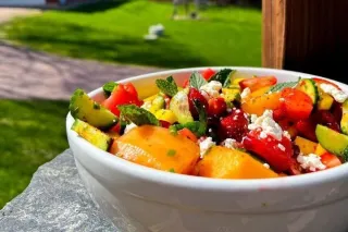 Mariah's Summer Melon Salad Recipe