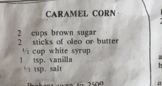 Caramel Corn