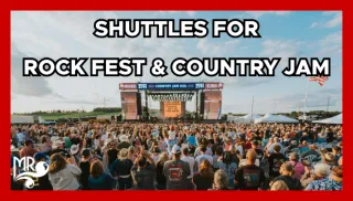 Shuttles For Rock Fest & Country Jam