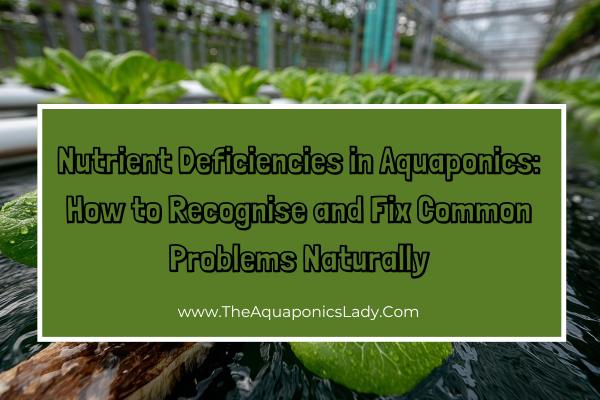 Nutrient Deficiencies in Aquaponics: How to Recognise and Fix Common Problems Naturally