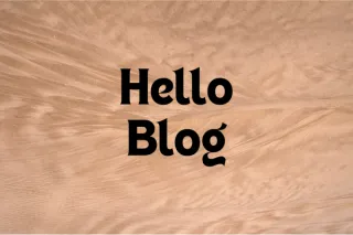 Hello Blog