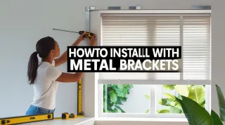 How To Install Blinds With Metal Brackets Easily