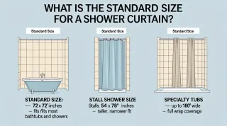 What Is Standard Size For Shower Curtain                