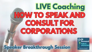 247. Speaking and consulting for corporations and the nomad employees [LIVE COACHING]