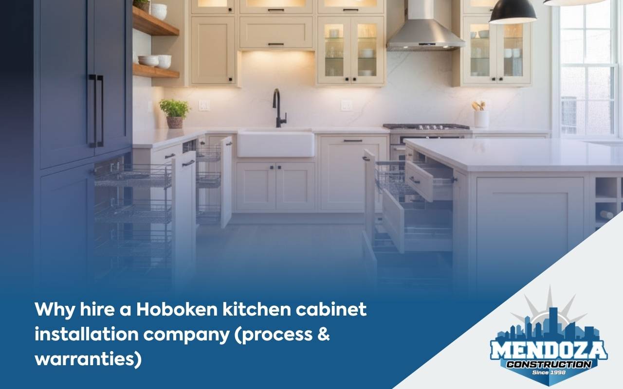 Why hire a Hoboken kitchen cabinet installation company (process & warranties)