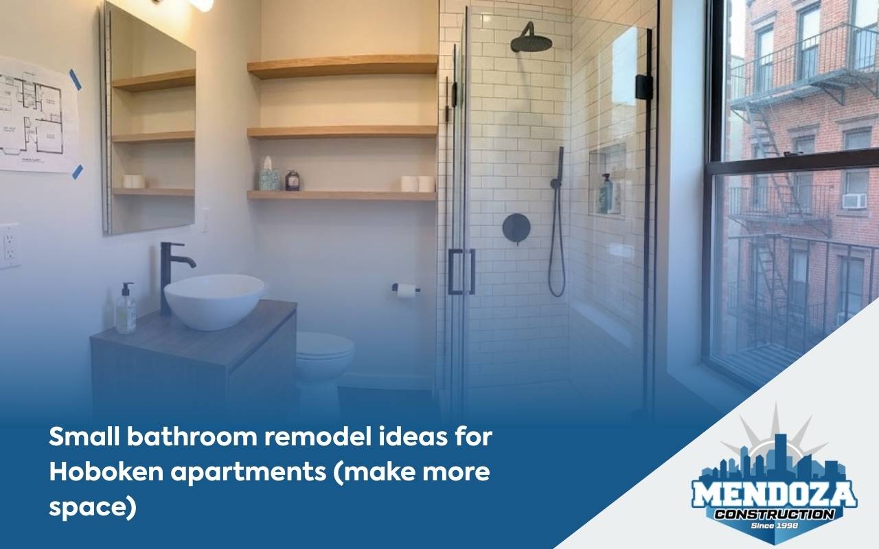 Small bathroom remodel ideas for Hoboken apartments (make more space)
