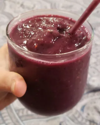 PB&J Smoothie with Almond Milk